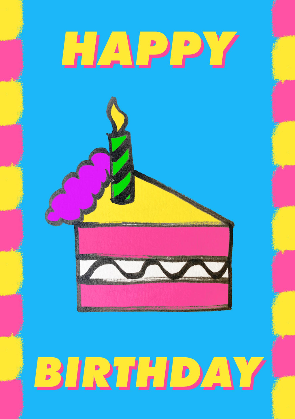 A6 Happy Birthday card