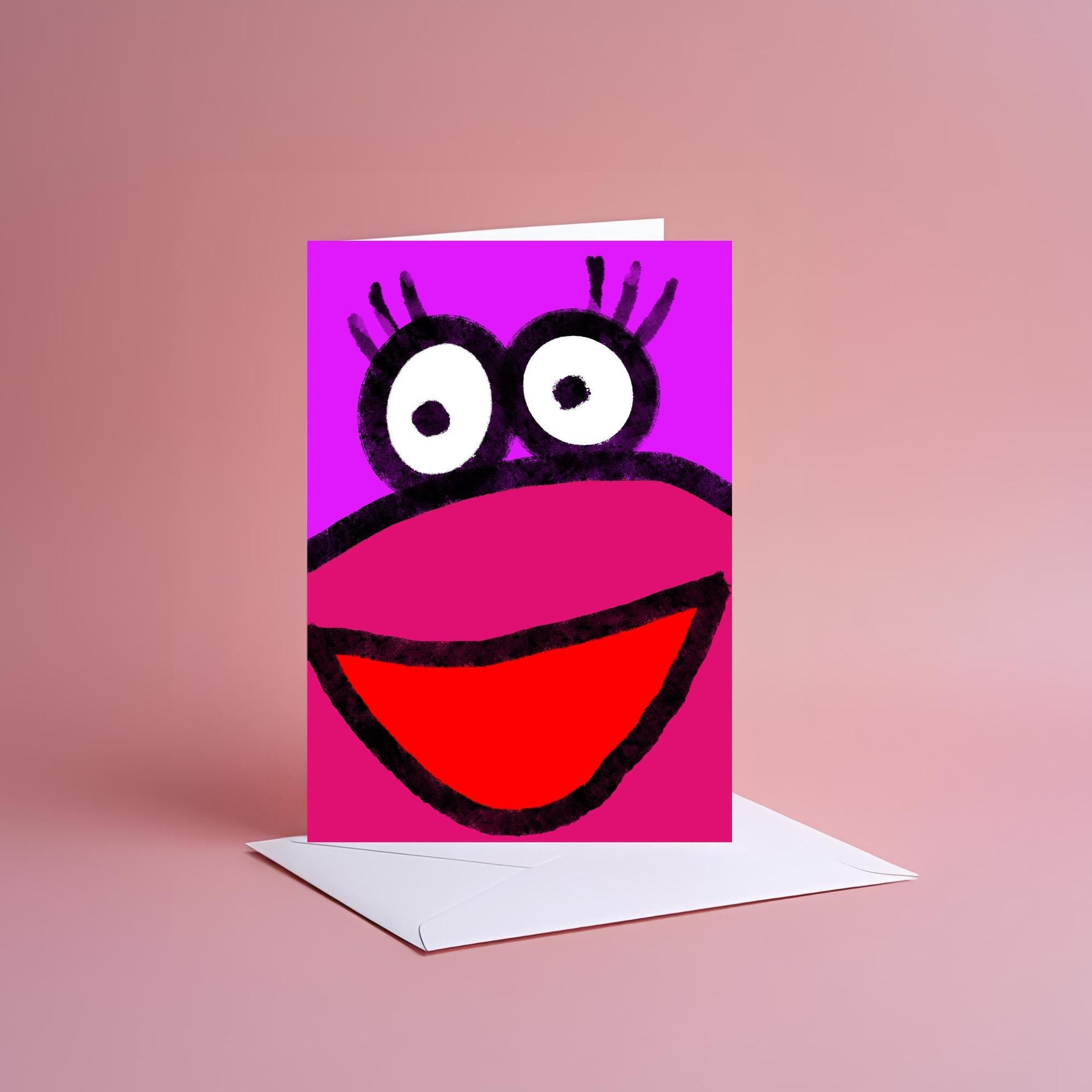 A6 Colourful Happy Birthday card
