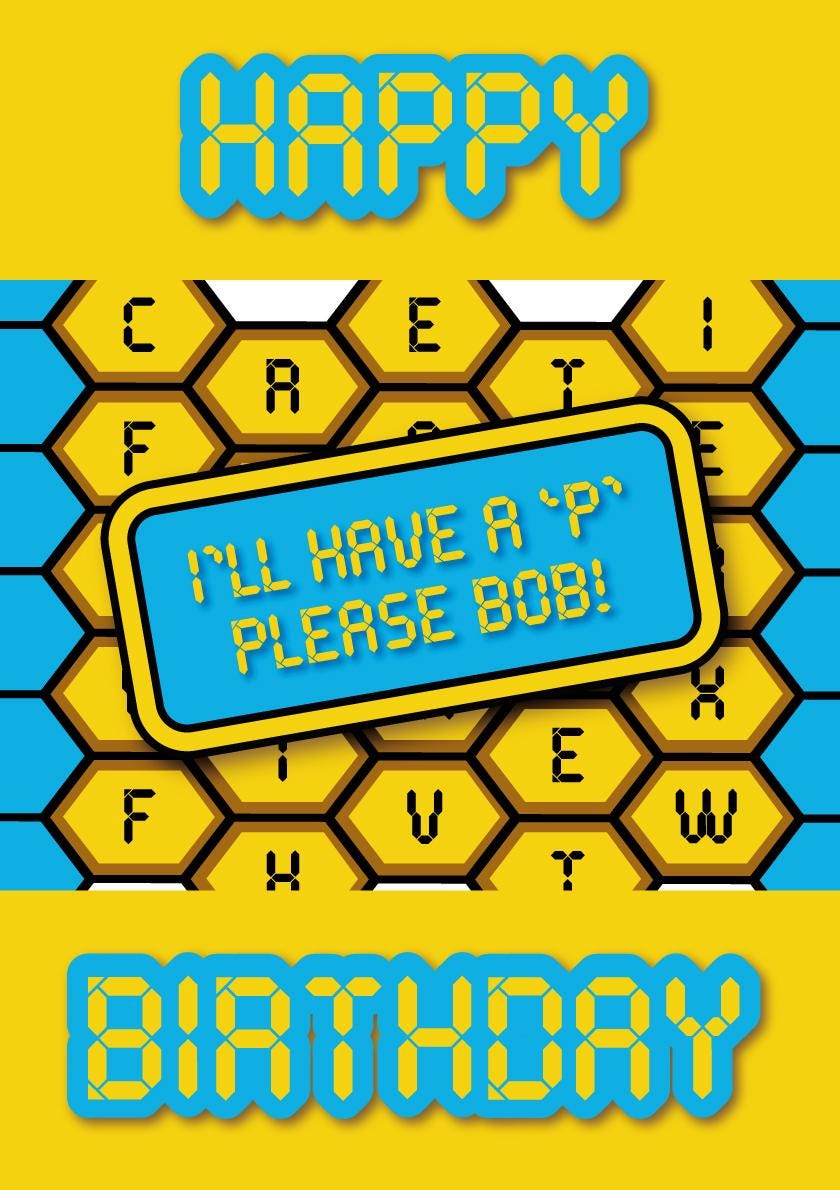 A6 Funny Blockbusters Birthday Card