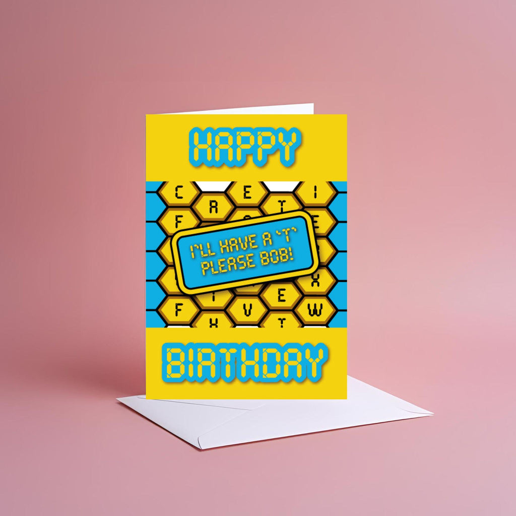 A5 From the 90s, Blockbusters game show, Birthday Card