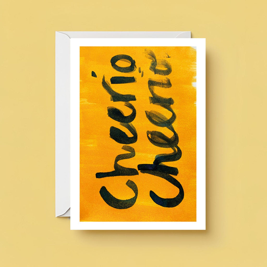 A6 Cheerio Leaving Card: Keep In Touch A5 Size