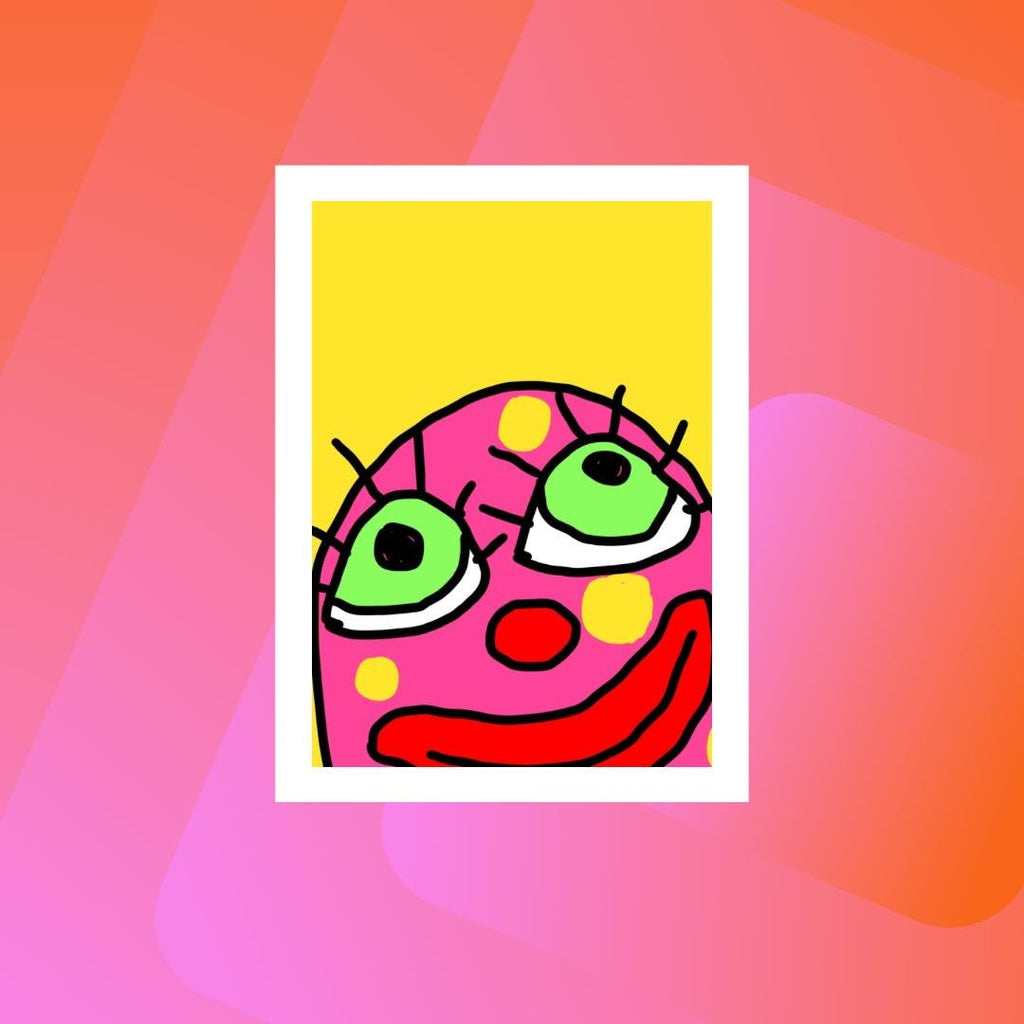 Poster Inspired by Mr Blobby Print