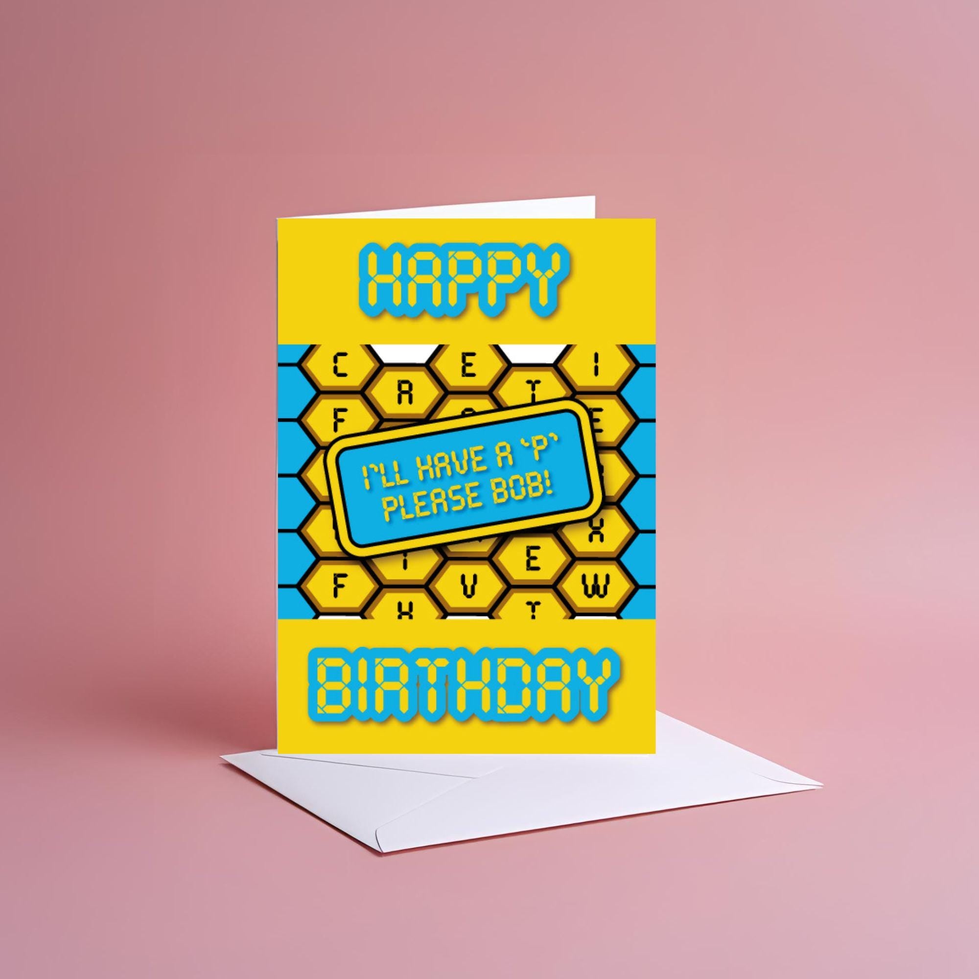 A5 Funny Blockbusters Birthday Card: 80s/90s TV Show Nostalgia